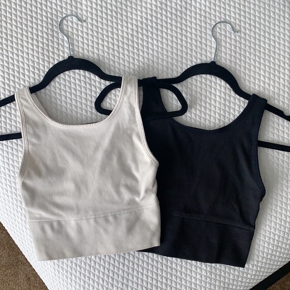 Bundle Victoria’s Secret Ribbed Crop Tanks